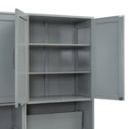 Lit escamotable mural simple avec placard, tiroirs et bureau