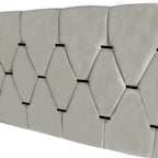 Queen Size Platform Bed with Gold Tufted Headboard, Trundle & Storage (600lb Capacity)
