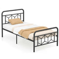 Costway Twin/Full/Queen/King Size Bed Frame Mattress Foundation with