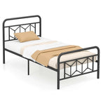 Costway Twin/Full/Queen/King Size Bed Frame Mattress Foundation with