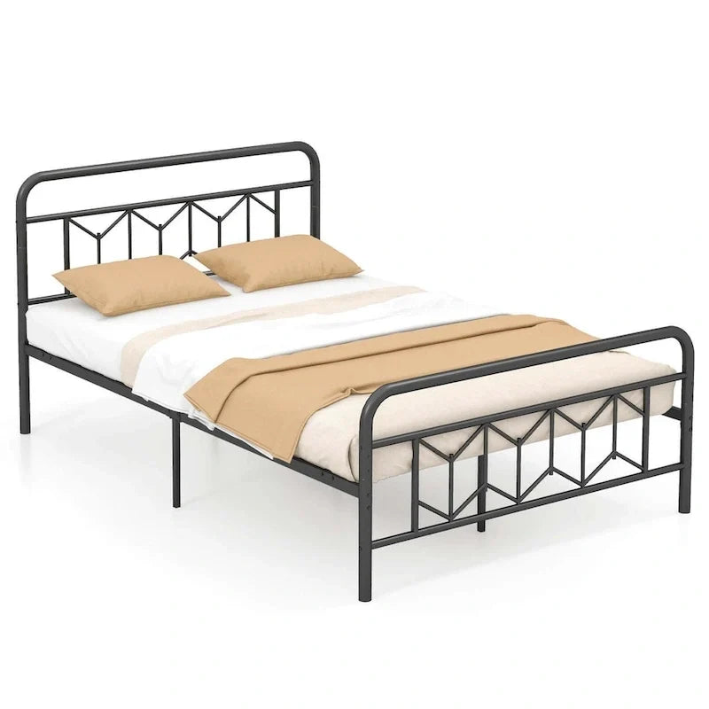 Twin/Full/Queen/King Size Bed Frame Mattress Foundation with