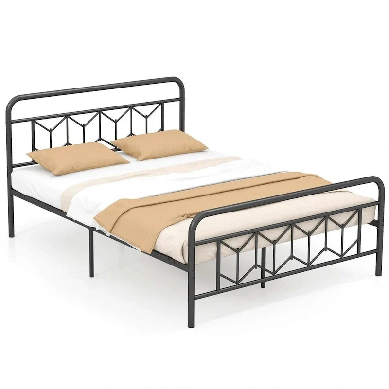 Twin/Full/Queen/King Size Bed Frame Mattress Foundation with