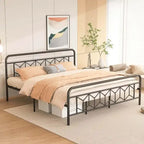Twin/Full/Queen/King Size Bed Frame Mattress Foundation with
