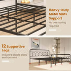 Twin/Full/Queen/King Size Bed Frame Mattress Foundation with