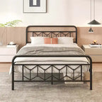 Twin/Full/Queen/King Size Bed Frame Mattress Foundation with