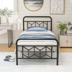 Twin/Full/Queen/King Size Bed Frame Mattress Foundation with