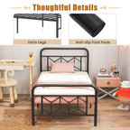 Twin/Full/Queen/King Size Bed Frame Mattress Foundation with