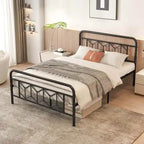 Twin/Full/Queen/King Size Bed Frame Mattress Foundation with