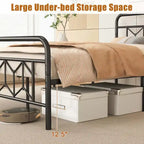 Twin/Full/Queen/King Size Bed Frame Mattress Foundation with