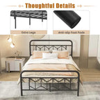 Twin/Full/Queen/King Size Bed Frame Mattress Foundation with