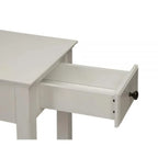 Space Saving Rectangular 23 Wooden Side End Table with Two Storage Shelve and One Drawer for Living Room - 13L X 22W x 23H