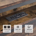 Lit plateforme grand format avec tête de lit LED RVB, rangement et prises de chargement USB