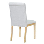 Ensemble de salle à manger extensible 6 pièces style rustique avec rallonge et banc