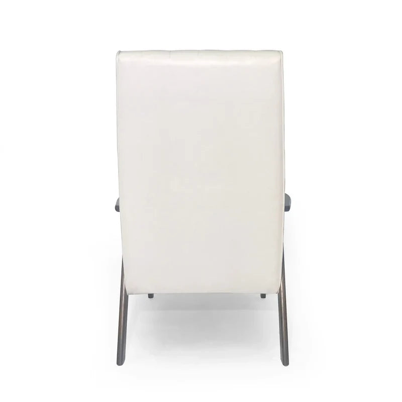 25.75 High Back Faux Leather Accent Chair