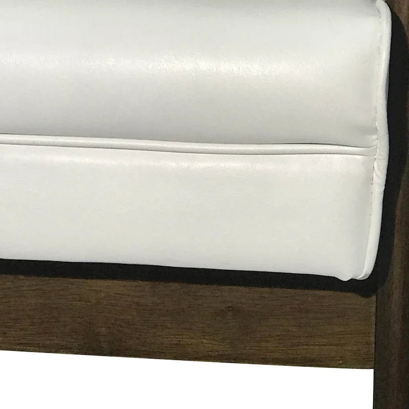 25.75 High Back Faux Leather Accent Chair