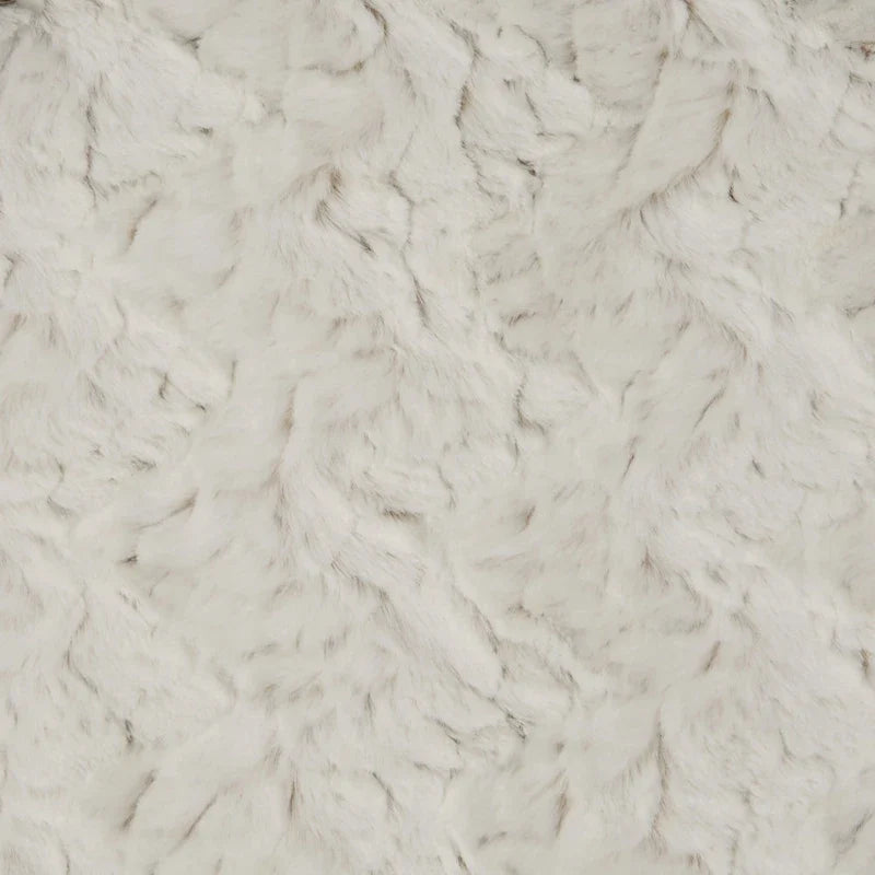 Large Indoor Faux Fur Round Bean Pouf/Ottoman