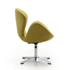 Chaise pivotante réglable contemporaine framboise