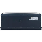 Banc de rangement avec 4 portes et étagères réglables