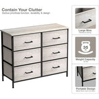 Commodes de chambre avec 6 tiroirs, commode de chambre