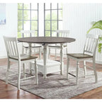 Steve Silver Jillian Counter Height Drop Leaf 5-Piece Dining Set