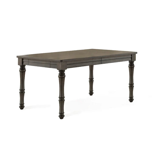 Table à manger en bois de 80 pouces - Grise
