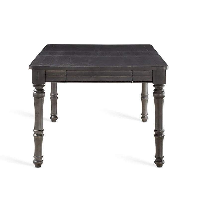 80-Inch Wooden Dining Table - Grey