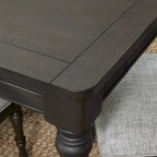 80-Inch Wooden Dining Table - Grey