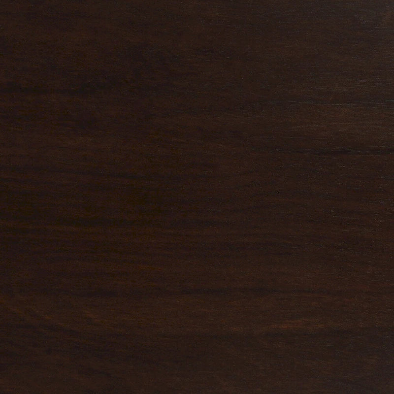 Table basse ronde du milieu du siècle en placage de noyer avec pieds fuseau