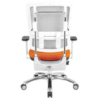 Fauteuil de direction ergonomique en maille respirante avec support lombaire réglable et assise en tissu personnalisé