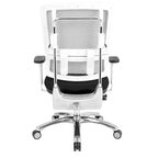 Fauteuil de direction ergonomique en maille respirante avec support lombaire réglable et assise en tissu personnalisé