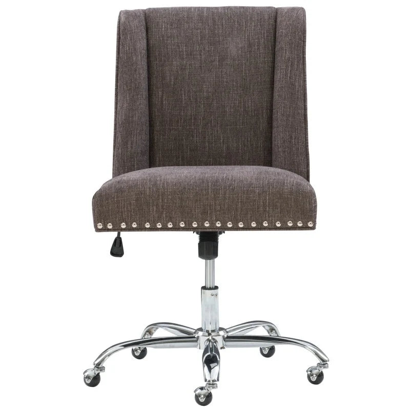 Fauteuil de bureau pivotant violet anthracite