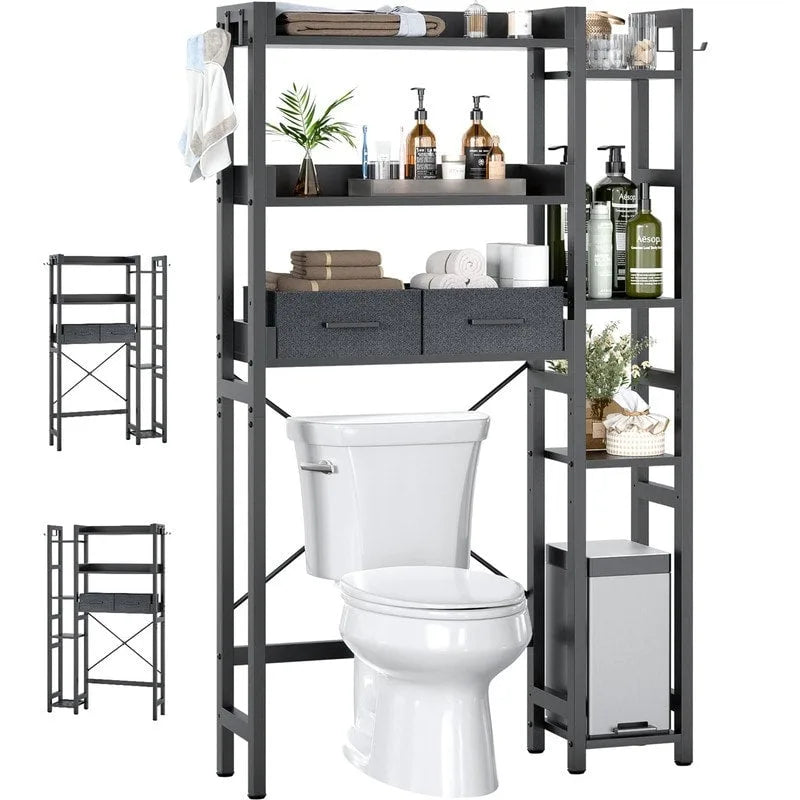 Meuble de rangement pour toilettes - 9,4P x 31,1L x 63,4H
