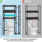 Meuble de rangement pour toilettes - 9,4P x 31,1L x 63,4H