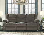 Tulen Contemporary Reclining Sofa Gray