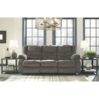Contemporary Reclining Sofa Gray
