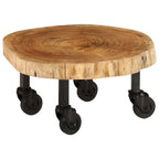 Coffee Table Solid Wood Acacia 23.6x21.7x9.8