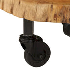 Coffee Table Solid Wood Acacia 23.6x21.7x9.8