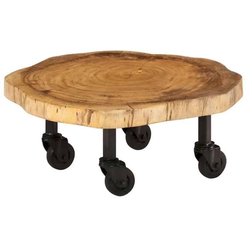 Coffee Table Solid Wood Acacia 23.6x21.7x9.8