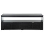 2-Drawer 1-Shelf Entertainment Media Stand (Fits Up To 55 Flatscreen TV) - 48Wx16Dx17H