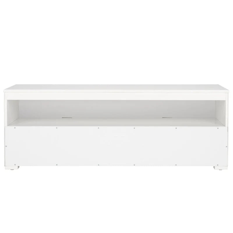 2-Drawer 1-Shelf Entertainment Media Stand (Fits Up To 55 Flatscreen TV) - 48Wx16Dx17H
