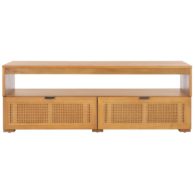2-Drawer 1-Shelf Entertainment Media Stand (Fits Up To 55 Flatscreen TV) - 48Wx16Dx17H