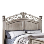 Lit en bois argent antique