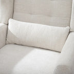 Fauteuil d'appoint moderne rembourré en mousse, fauteuil de salon confortable pour la lecture