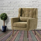 Fauteuil d'appoint moderne rembourré en mousse, fauteuil de salon confortable pour la lecture