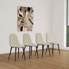 Ensemble de table de cuisine en bois de style Mid-Century pour restaurant, 5 pièces