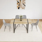 Ensemble de table de cuisine en bois de style Mid-Century pour restaurant, 5 pièces