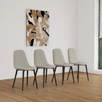 Ensemble de table de cuisine en bois de style Mid-Century pour restaurant, 5 pièces
