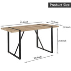 Ensemble de table de cuisine en bois de style Mid-Century pour restaurant, 5 pièces