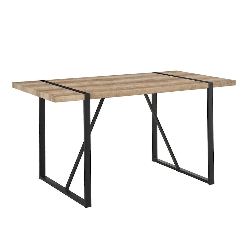 Ensemble de table de cuisine en bois de style Mid-Century pour restaurant, 5 pièces