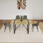 Ensemble de table de cuisine en bois de style Mid-Century pour restaurant, 5 pièces